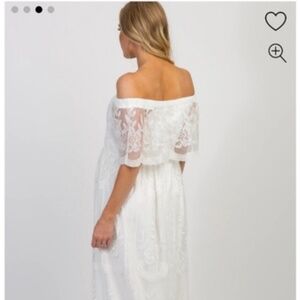 White Lace Maxi Dress